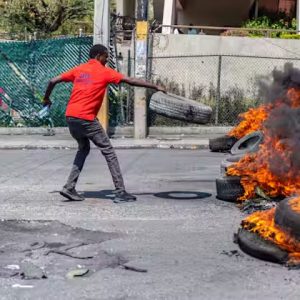 Fire in Haiti